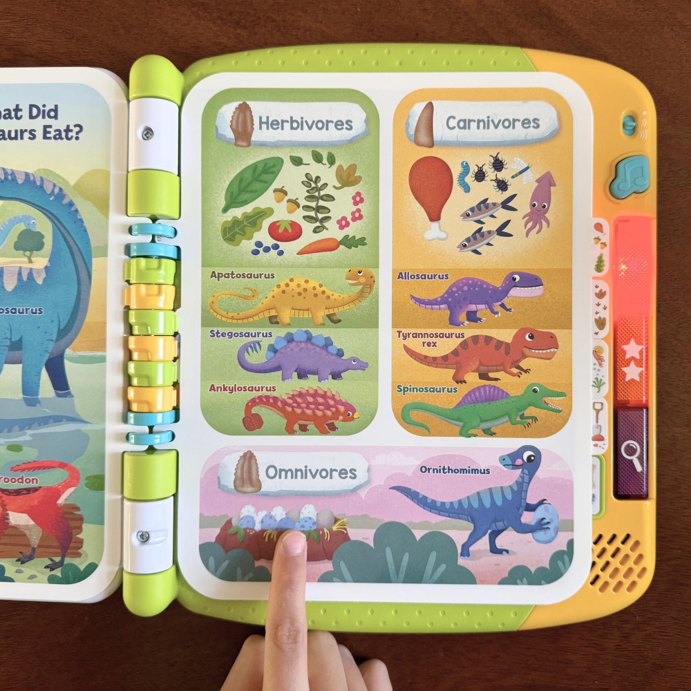 Leapfrog® Touch & Learn Dinosaur Book™ What Dinosaurs Eat